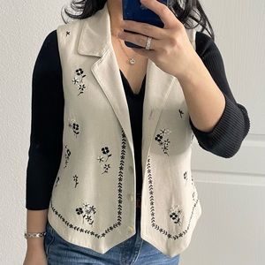 Talbots Petites Size Small Neutral Vest